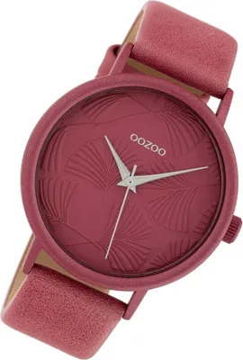 Produktbild von Oozoo Armbanduhr altrosa Leder C10396 Timepieces Damen Analog-Quarzuhr UOC10396