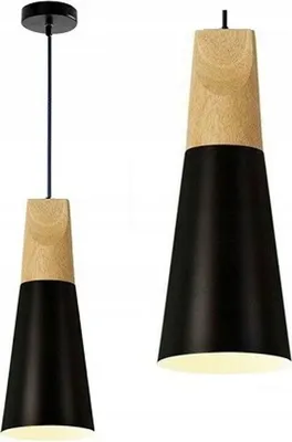 Produktbild von tooLight Pendellampe App057-1Cp Scandi B Schwarz E27