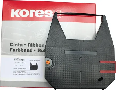 Obrázok produktu pre Kores Farbband fr brother EM200, Carbon, schwarz