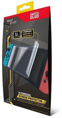 Zdjęcie produktu dla Конзола - аксесоар SteelPlay HYDROGEL Протектор за дисплей (SWITCH OLED)