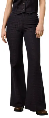 Image de Wrangler - Jeans pour femmes - Coupe évasée - Style années 70 - Couleur mahogni