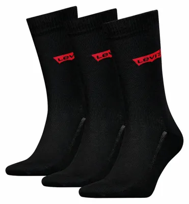 Produktbild von Reguläre Socken mit Logo - recycelte Baumwolle – Schwarz – 39-42
