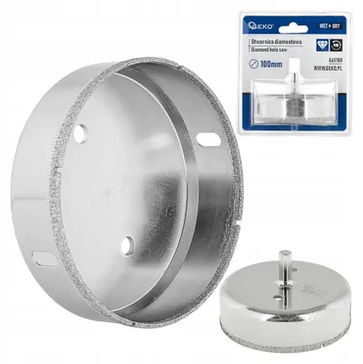 Imagen del producto de Broca de corona Geko de 100 mm para cerámica y baldosas
