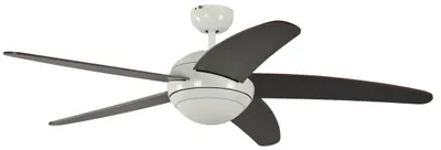 Image de Ventilateur de plafond Melton Blanc Wenge 132 cm avec éclairage et télécommande