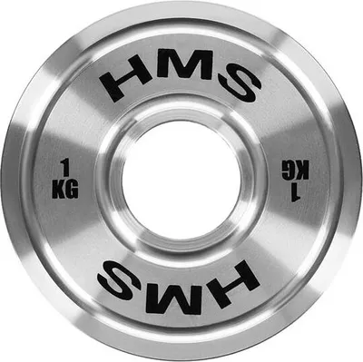Obrázok produktu pre Kalibrovaný Oceľový Olympický Kotúč Tos10 1 Kg Hms