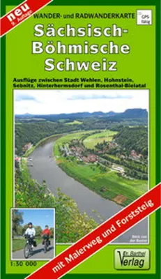 Obrázok produktu pre Wander- und Radwanderkarte Sächsisch-Böhmische Schweiz