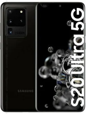 Produktbild von Samsung Galaxy S20 Ultra 5G SM-G988B, 17,5 cm (6.9"), 12 GB, 128 GB, 108 MP, Android 10, Schwarz