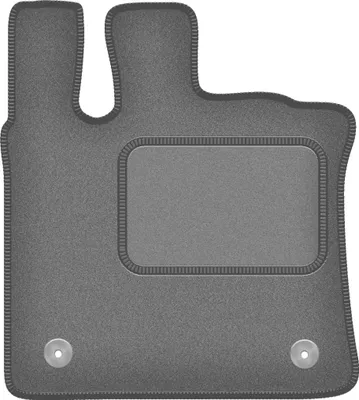 Immagine prodotto di Tappetino conducente in velluto grafite compatibile con Renault Captur II (2020-, crossover) – con fissaggi – su misura