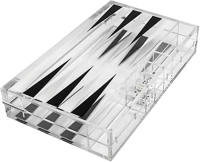 Imagen del producto de Dos juegos de mesa que incluyen un tablero de backgammon plegable con imanes