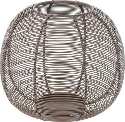 Produktbild von Kerzenleuchter Kugel 19×15 cm - Draht, braun