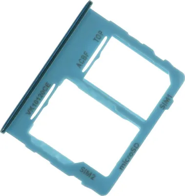 Produktbild von Simkarten Halter für Samsung Galaxy A32 5G - Tray Fach Schublade Schlitten Blau