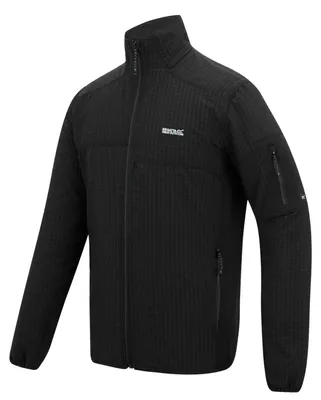 Produktbild von Regatta Powerstretch Midlayer Herren Baslinn, Größe:XXL, Farbe:Schwarz