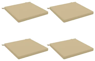 Imagen del producto de Cojines para asiento SOEST 4 uds. 100% Poliéster Beige