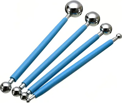 Obrázok produktu pre Nástroje na modelovanie, 8-dielna sada, ergonomické, pre keramiku, pre DIY modelovanie