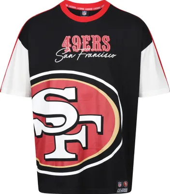 Produktbild von Recovered T-Shirt NFL 49ERS San Francisco Cut and Sew Oversized im zeitlosen Design Black S