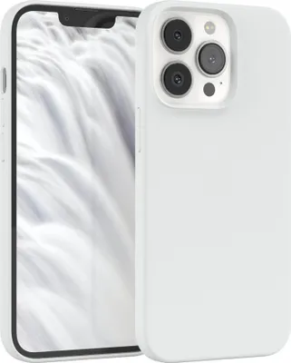 Produktbild von EAZY CASE Silikonhülle für Apple iPhone 13 Pro Silikon Backcover Schutz in Weiß