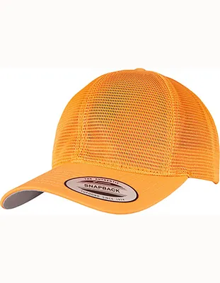 Produktbild von FLEXFIT 6360 | 360° Omnimesh Cap - Farbe: Neon Orange - Größe: One Size