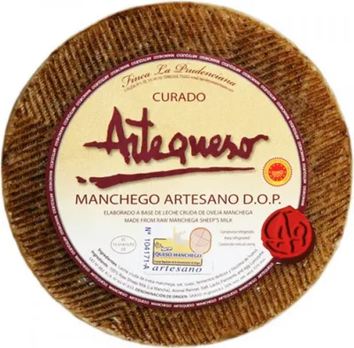 Produktbild von Geräucherter Schafskäse 'DO Manchego' ca. 3 kg - Artequeso
