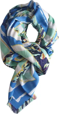 Obrázok produktu pre Schal Kenzo Frau Blau Modalfaser
