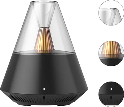 Produktbild von Aromadiffusor 150ml mit Fernbedienung, Nachtlicht, Timer, leiser Betrieb Luftbefeuchter, für Büro & Zuhause
