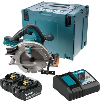 Produktbild von Makita DHS 710 RTJ 36 V Akku Li-Ion Handkreissäge 190 mm im Makpac mit Einlage + Ladegerät + 2x 5,0 Ah Akku