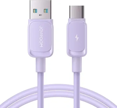 Zdjęcie produktu dla JOYROOM S-AC027A141P, 1,2 m, USB A, USB C, 4,8 Gbit/s, Fioletowy