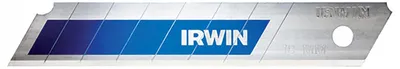 Imagen del producto de Hojas de corte bimetálicas Irwin, de 18 mm, con sistema de corte por rotura, paquete de 8 unidades