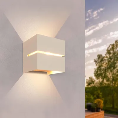 Produktbild von Ledvion LED Wandlampe Beige 3W Up Down IP54