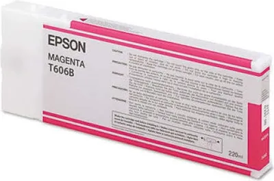Produktbild von Epson Singlepack Magenta T606B00, 220 ml, Magenta, Tinte auf Pigmentbasis, 220 ml, 1 Stück(e)