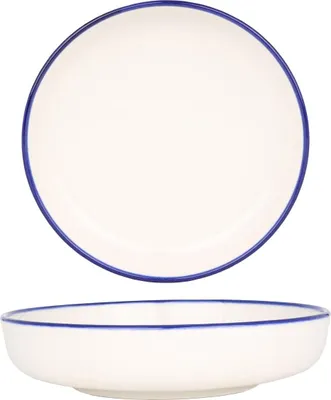 Zdjęcie produktu dla Miska Rinart - Blue Edge - porcelana - 19 cm