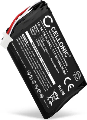 Image de CELLONIC 1x Batterie pour GPS / Navigation Compatible avec Navigon 42 Plus, 92 Plus, 72 Plus Live, 541384120003 - (1000mAh, 3.7V)