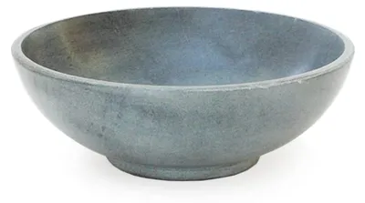 Räucherschale Speckstein Ø 15 cm grau 5 cm hoch