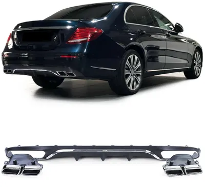 Immagine prodotto di Paraurti posteriore cromato per Mercedes-Benz Classe E W213, senza diffusore posteriore AMG