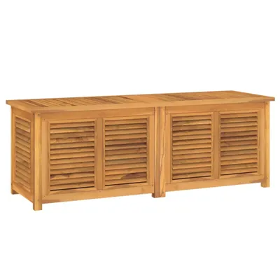 Produktbild von Gartenbox mit Beutel 150x50x55 cm Massivholz Teak