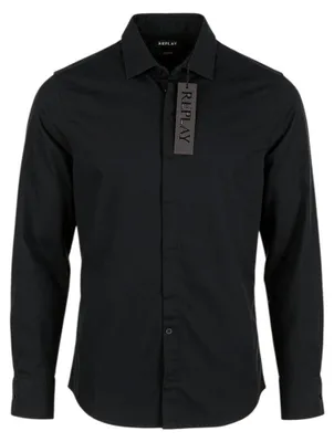 Imagen del producto de Camisa de algodón negra
