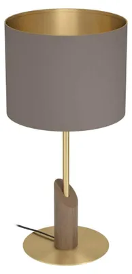 Obrázok produktu pre Stolná lampa Santandria, zlatá s hnedým tienidlom