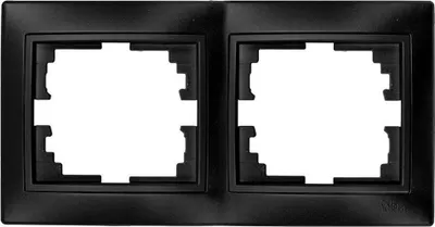 Produktbild von Rahmen Für 2 Elemente Horizontal Graphit 154X81X10Mm S.europa Solera