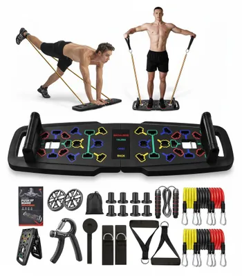 Produktbild von InAndOutdoorMatch - Heimtrainingsgerät - 22-in-1 - Portable - Grau, KI-generiertes Bild
