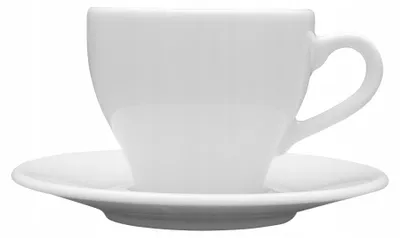 Produktbild von Lubiana Paula Tasse mit Untertasse Weiß 200 ml