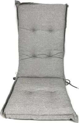 Produktbild von Madison Tuinstoelkussen hohe Rückenlehne 50x123 cm Naxos Ijusgra, wasserabweisend, 50% Baumwolle, 50% Polyester
