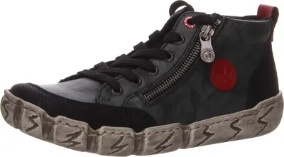 Zdjęcie produktu dla Sznurowane buty do kostki Rieker w kolorze zielonym, rozmiar 36