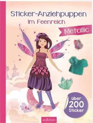Obrázok produktu pre Sticker-Anziehpuppen Metallic - Im Feenreich