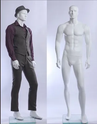 Obrázek produktu pro Euroton XM11-6 bílá matně lakovaná abstraktní figurína Mannequin Man