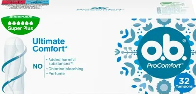 Obrázek produktu pro O.B.ProComfort Ultimate Super Plus komfortní tampony 1op.-32szt