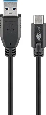 Immagine prodotto di Goobay Cavo di ricarica da USB-C a USB A 3.0 superveloce per sincronizzazione e ricarica, 0,5 m