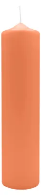 Produktbild von Spitzkopf Stumpen Kerzen Lachs 30 x Ø 7 cm, 6 Stück