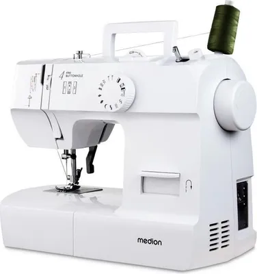 Immagine prodotto di Macchina da cucire MEDION SM 70, 71 W, 12 punti, 700 giri/min, illuminazione a LED, bianca