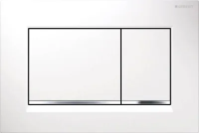 Zdjęcie produktu dla Geberit 115.883.KJ.1, Przycisk spłukujący, Biały, Chrom, Geberit, 246 mm, 12 mm, 164 mm