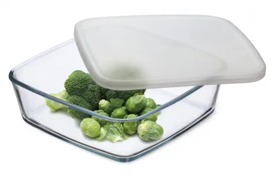 Produktbild von CZ dóza 1,70l, 21x21x6,5cm, plast.víko, SIMAX