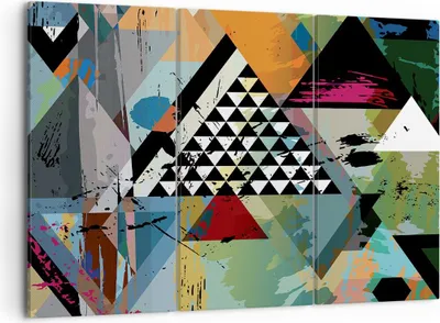 Produktbild von Bild auf Leinwand - Leinwandbild - Abstraktion modern - 105x70cm - Wand Bild - Wanddeko - Leinwanddruck - Bilder - Kunstdruck - Wanddekoration - Leinwand bilder - Wandkunst - CE105x70-3610